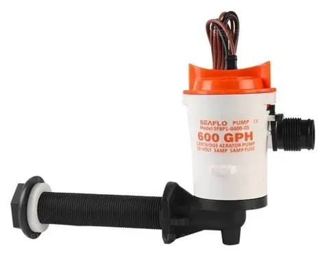 Seaflo Livar pompası 800 gph 12V, Yatık