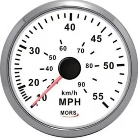 MORS Sürat-Hız Göstergesi 55 mph Beyaz