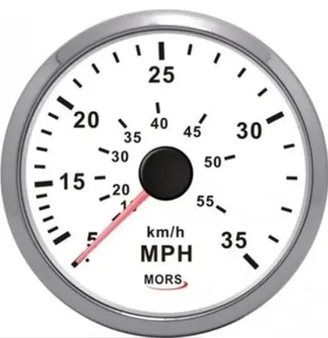 MORS Hız-Sürat Göstergesi 35 mph Beyaz