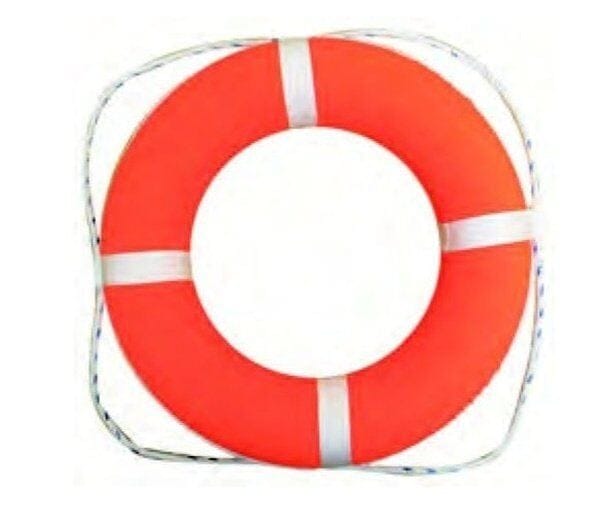 ANF Marin Dekoratif deniz can simidi, Turuncu, 55 cm